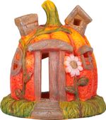Decoration MagicHome Nature, Pumpkin House, terracotta, 16.2x15x15.5 cm