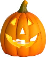 Decoration MagicHome Nature, Smiling Pumpkin, terracotta, 13x10x15 cm