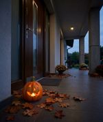 Decoration MagicHome Nature, Smiling Pumpkin, terracotta, 13x10x15 cm