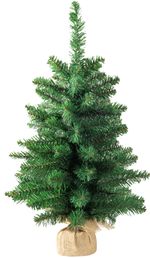 Tree MagicHome Christmas Leo, fir in jute, extra dense, 60 cm