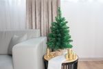Karácsonyfa MagicHome Vianoce Leo, juta zsákos jegenyefenyő, extra sűrű, 60 cm