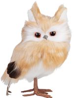 Owl MagicHome Christmas, brown, 7x9x15.5 cm