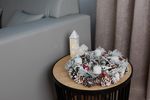Christmas Wreath MagicHome, with frosted fir branches, advent, 31x8.5 cm