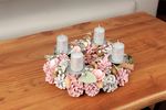 Christmas Wreath MagicHome, advent, pink, 30 cm