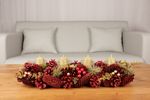 Ikebana MagicHome, Christmas, natural, red, advent, 50x16x9 cm