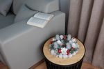 Christmas Wreath MagicHome, natural, white, advent, 30 cm