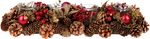 Ikebana MagicHome, Christmas, natural, gold, advent, 50x16x9 cm