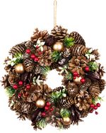 Christmas Wreath MagicHome, natural, hanging, 30x8 cm