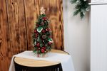 Christmas Tree MagicHome Christmas, on a base, with star, 18x40 cm