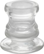 Stand MagicHome Christmas, for candle, glass, 5.5x5.5 cm