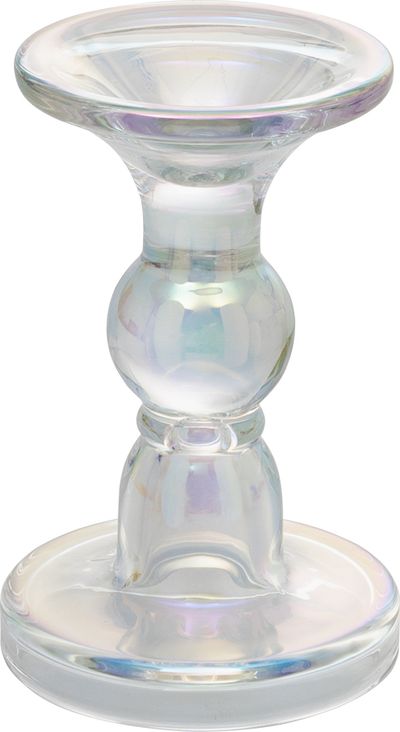 Állvány gyertyához MagicHome Karácsony, üveg, 8,5x14 cm