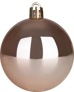 Balls MagicHome Christmas, 12 pcs, rose gold, for Christmas tree, 6 cm