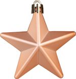 Gömbök MagicHome Karácsony, készlet, 65 db, rózsaarany, vegyes, karácsonyfára