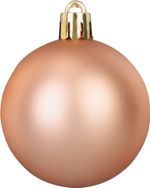 Balls MagicHome Christmas, 20 pcs, rose gold, for Christmas tree, 5 cm