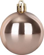 Gömbök MagicHome Karácsony, 20 db, rózsaarany, karácsonyfára, 5 cm