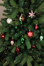 Balls MagicHome Christmas, set, 32 pcs, red-green-white, mix, for Christmas tree