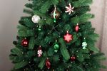 Balls MagicHome Christmas, set, 32 pcs, red-green-white, mix, for Christmas tree