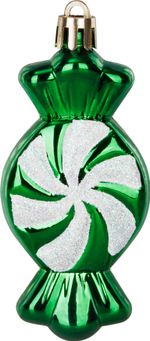 Gömbök MagicHome Karácsony, készlet, 32 db, piros-zöld-fehér, vegyes, karácsonyfára