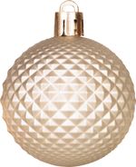 Gule MagicHome Vianoce, 8 ks, červená-champagne, na vianočný stromček, 5 cm, Sellbox 36 túb