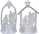 Decoration MagicHome Christmas, Nativity Scene, color-changing, LED, acrylic, Sellbox 12 pcs