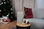 Decoration MagicHome Christmas, Tree, 108 LED warm white, 3xAA, USB, steady light, 45 cm