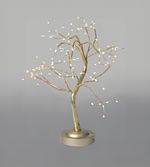 Dekorácia MagicHome Vianoce, stromček, 108 LED teplá biela, 3xAA, USB, jednoduché svietenie, 45 cm