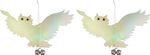 Bird Repeller Strend Pro, owl, reflective, with bell, 39x26 cm, pack of 2 pcs