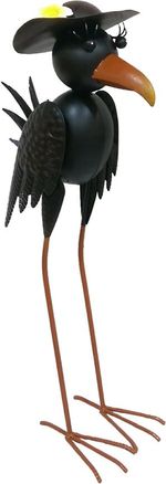 Decoration MagicHome Mecco, Crow, metal, 24.5x15.5x61.5 cm