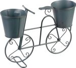 Decoration MagicHome Mecco, Stand for 2 Planters, bicycle, 50x15x37 cm