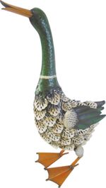 Decoration MagicHome Mecco, Duck, metal, 35x16.5x47 cm