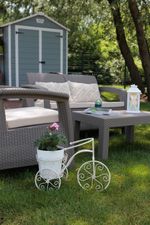 Decoration MagicHome Mecco, Planter Stand, bicycle, 48x20x35 cm