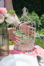 Decoration MagicHome Mecco, Bird Cage, set of 2 pcs