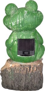 Decoration Strend Pro Garden, Frog, solar, 2xLED, 9.5x9x19 cm