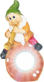 Decoration Strend Pro Garden, Gnome, solar, 3xLED, 12x11x22 cm