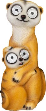 Decoration Strend Pro Garden, Meerkats, solar, 4xLED, 12x11x27.5 cm