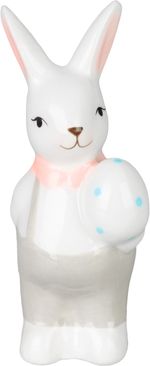 Decoration MagicHome, Rabbit with an Egg, Easter, 5x5.9x10.7 cm