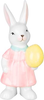 Decoration MagicHome, Doe with egg, Easter, 5.3x8x17.3 cm