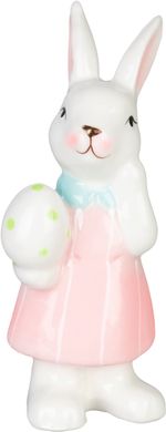 Decoration MagicHome, Doe with an Egg, Easter, 4.7x6x12.7 cm