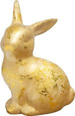 Decoration MagicHome, Rabbit, golden, Easter, 4.2x5.5x8.2 cm