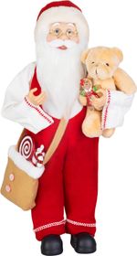 Decoration MagicHome Christmas, Santa, textile, 16x26x45 cm