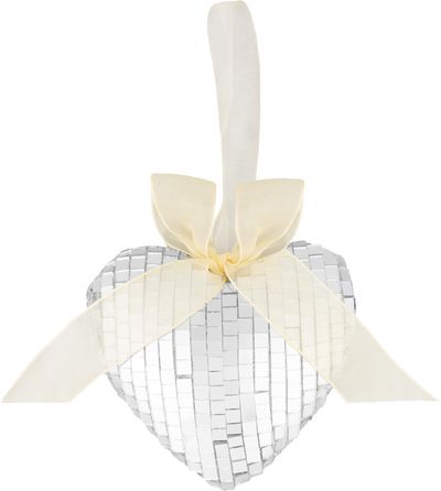 Decoration MagicHome Vianoce, heart, 9 x 9 x 2.5 cm