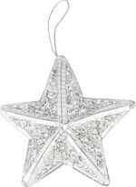 Decoration MagicHome Vianoce, star, 14 x 14 x 3 cm