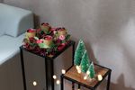 Wreath MagicHome Christmas, red, 30 cm