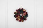 Hanging Christmas Wreath MagicHome, blue-red, 24 cm