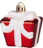 Baubles MagicHome Christmas, set, 47 pcs, red, mix, for Christmas tree