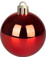Baubles MagicHome Christmas, set, 47 pcs, red, mix, for Christmas tree