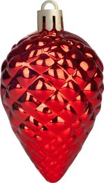 Gömbök MagicHome Karácsony, készlet, 39 db, piros, vegyes, karácsonyfára