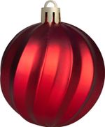 Gömbök MagicHome Karácsony, készlet, 39 db, piros, vegyes, karácsonyfára