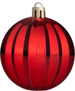 Gömbök MagicHome Karácsony, készlet, 39 db, piros, vegyes, karácsonyfára