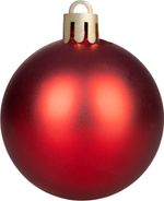 Gömbök MagicHome Karácsony, készlet, 39 db, piros, vegyes, karácsonyfára